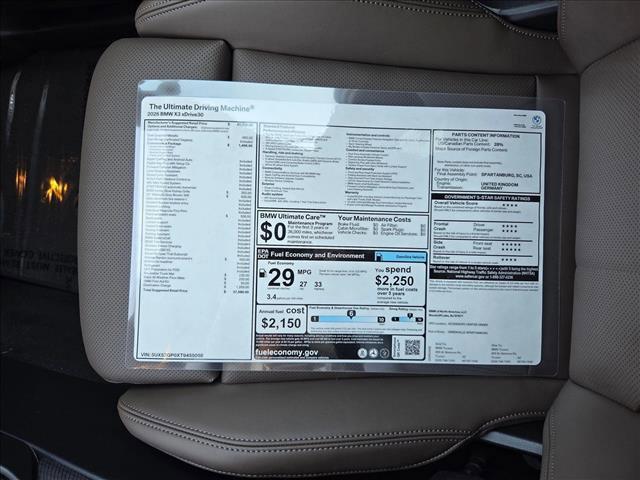 new 2026 BMW X3 car, priced at $58,379