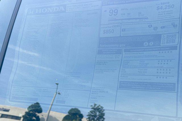 new 2026 Honda Prologue car, priced at $50,995