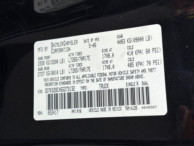 used 2006 Dodge Ram 2500 car, priced at $15,390