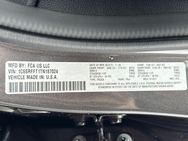 new 2026 Ram 1500 car, priced at $62,750