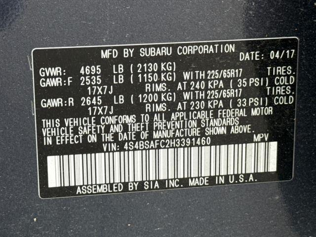 used 2017 Subaru Outback car, priced at $13,990