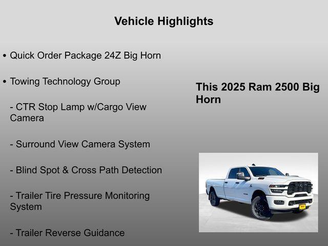 new 2025 Ram 2500 car, priced at $79,015