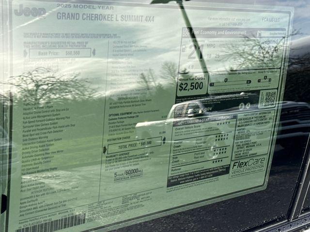 new 2025 Jeep Grand Cherokee L car, priced at $65,080