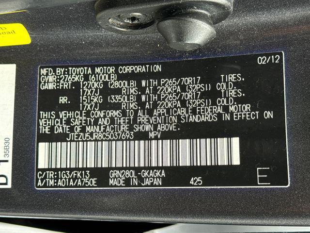 used 2012 Toyota 4Runner car, priced at $15,490