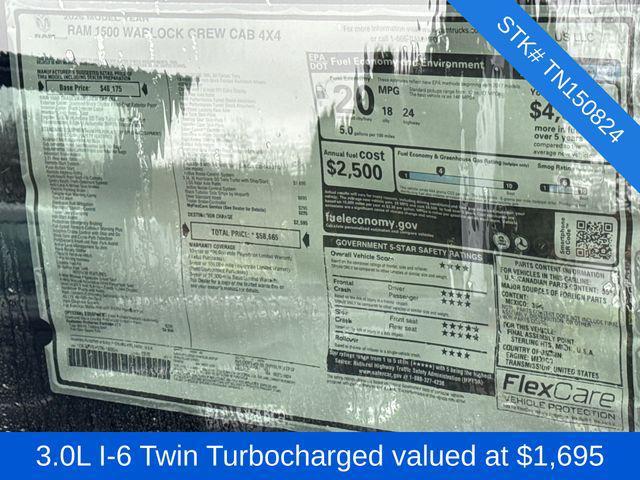 new 2026 Ram 1500 car, priced at $58,665