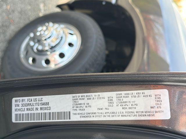 new 2026 Ram 3500 car, priced at $87,905