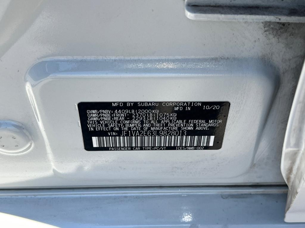 used 2020 Subaru WRX STI car, priced at $30,544