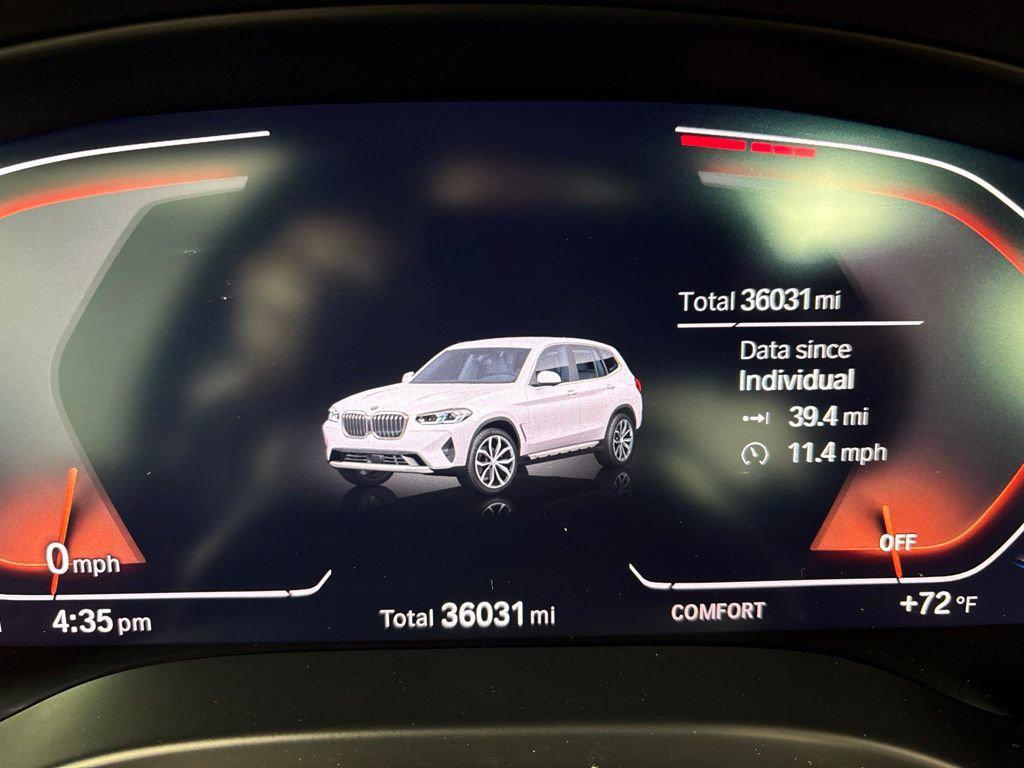 used 2023 BMW X3 car, priced at $38,478