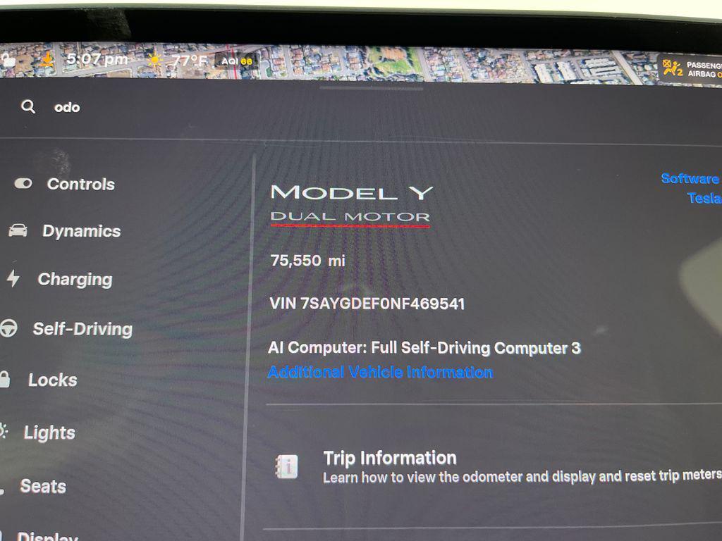 used 2022 Tesla Model Y car, priced at $30,995