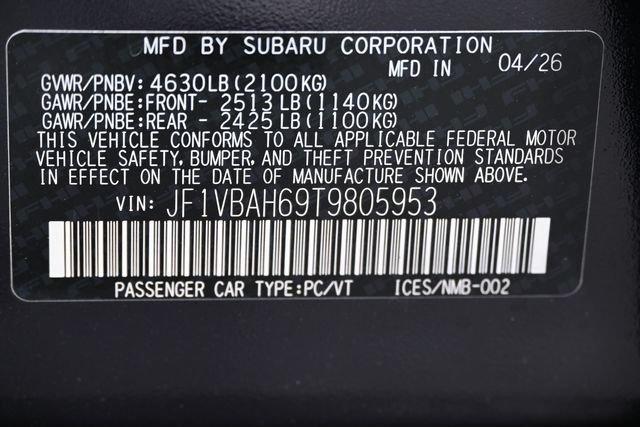 new 2026 Subaru WRX car, priced at $36,483