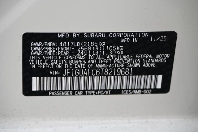 new 2026 Subaru Impreza car, priced at $27,126