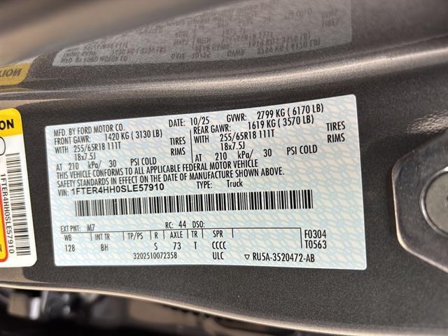 new 2025 Ford Ranger car, priced at $43,000