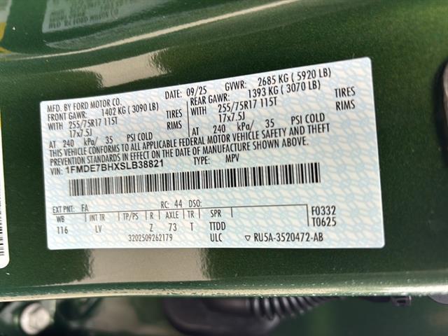 new 2025 Ford Bronco car, priced at $46,570