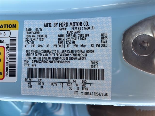 new 2026 Ford Bronco Sport car, priced at $40,025