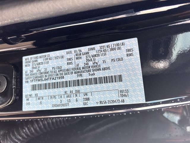 new 2026 Ford F-150 car, priced at $71,285