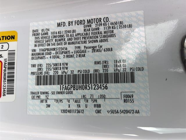 used 2024 Ford Mustang car, priced at $29,750