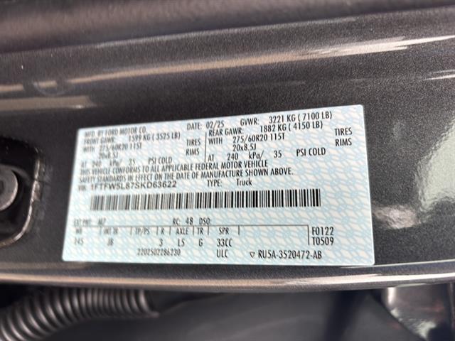 new 2025 Ford F-150 car, priced at $70,355