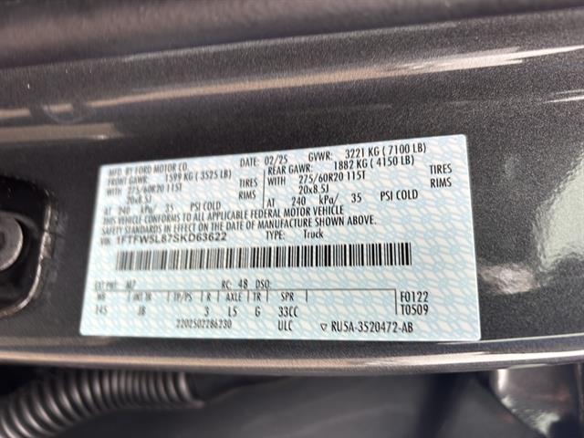 new 2025 Ford F-150 car, priced at $70,355