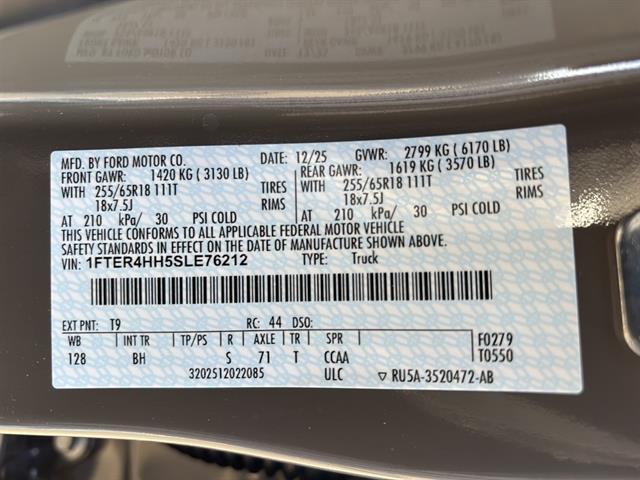 new 2025 Ford Ranger car, priced at $45,660