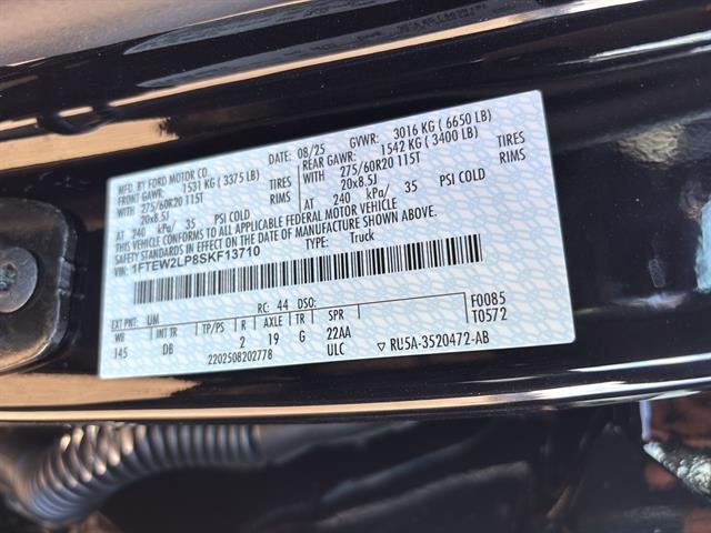 new 2025 Ford F-150 car, priced at $52,150