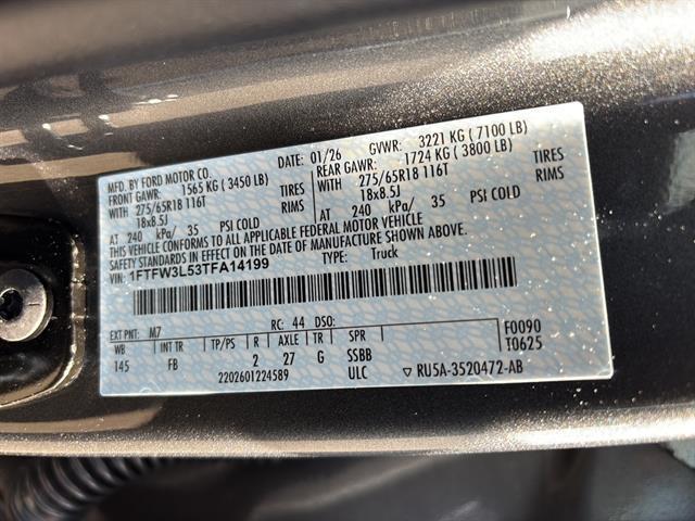 new 2026 Ford F-150 car, priced at $63,960