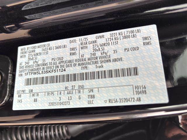new 2025 Ford F-150 car, priced at $65,374