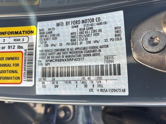 new 2025 Ford Bronco Sport car, priced at $37,500