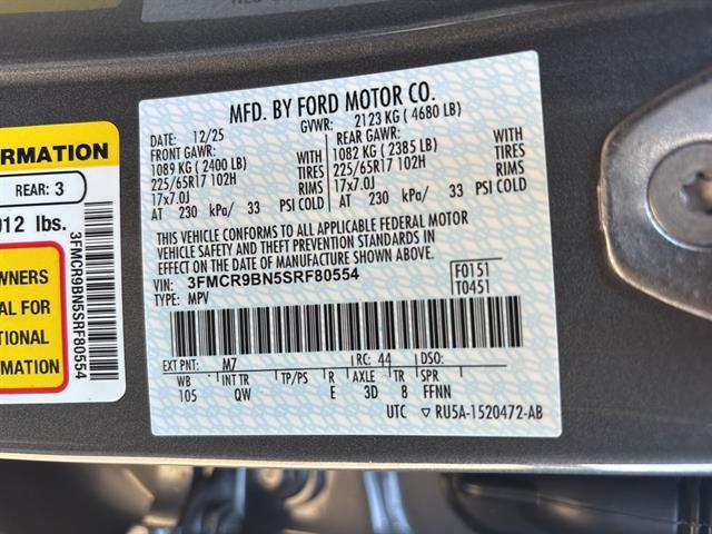 new 2025 Ford Bronco Sport car, priced at $35,780