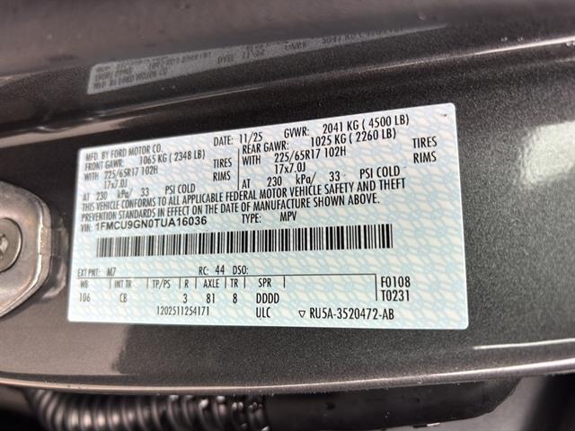 new 2026 Ford Escape car, priced at $34,240