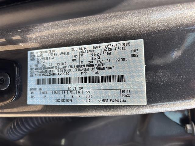 used 2024 Ford F-150 car, priced at $47,750