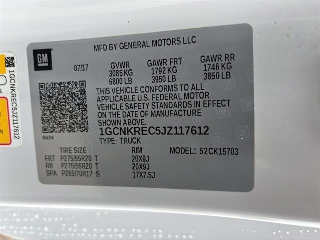 used 2018 Chevrolet Silverado 1500 car, priced at $39,500