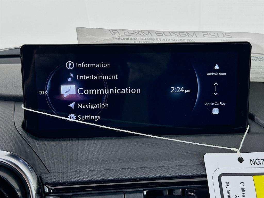 new 2025 Mazda MX-5 Miata RF car, priced at $39,357