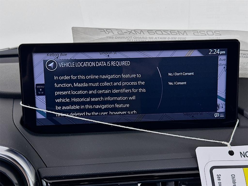 new 2025 Mazda MX-5 Miata RF car, priced at $39,357