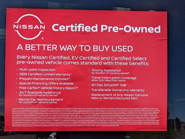 used 2025 Nissan Kicks car, priced at $23,785