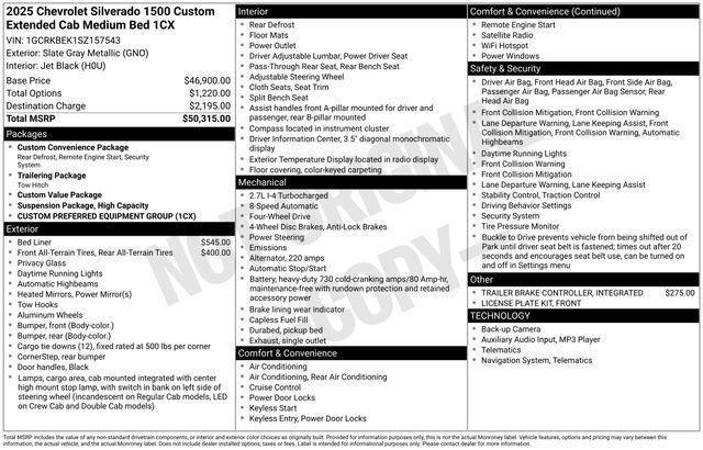 used 2025 Chevrolet Silverado 1500 car, priced at $39,111