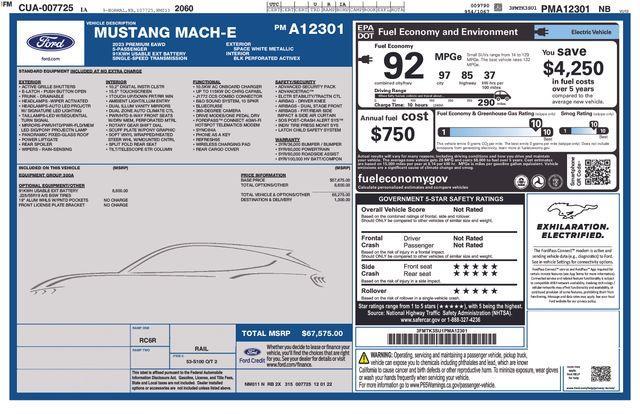 used 2023 Ford Mustang Mach-E car, priced at $35,129