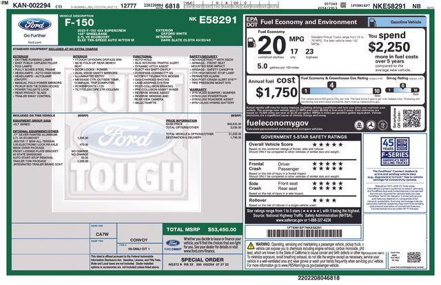 used 2022 Ford F-150 car, priced at $38,688