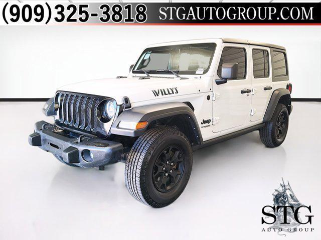 used 2021 Jeep Wrangler Unlimited car, priced at $22,488