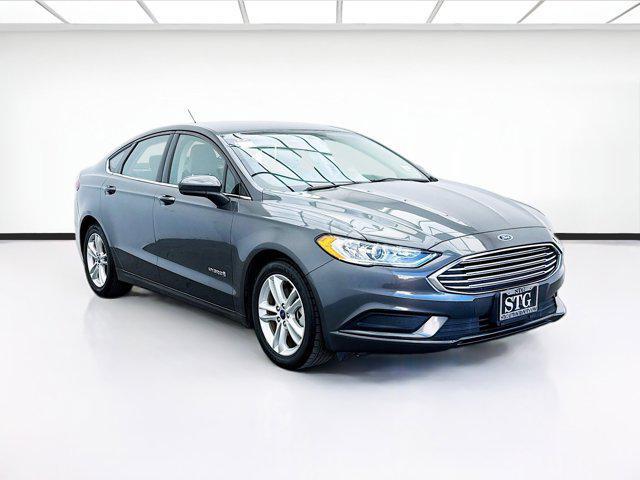 used 2018 Ford Fusion Hybrid car, priced at $13,177