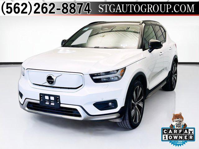 used 2022 Volvo XC40 Recharge Pure Electric car, priced at $25,999