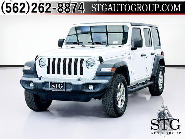 used 2020 Jeep Wrangler Unlimited car, priced at $23,250