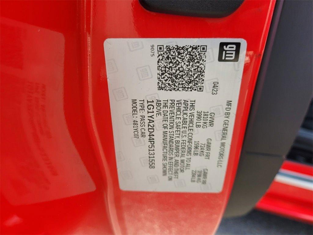 used 2023 Chevrolet Corvette car, priced at $56,988