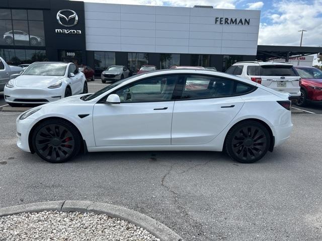 used 2021 Tesla Model 3 car, priced at $25,000