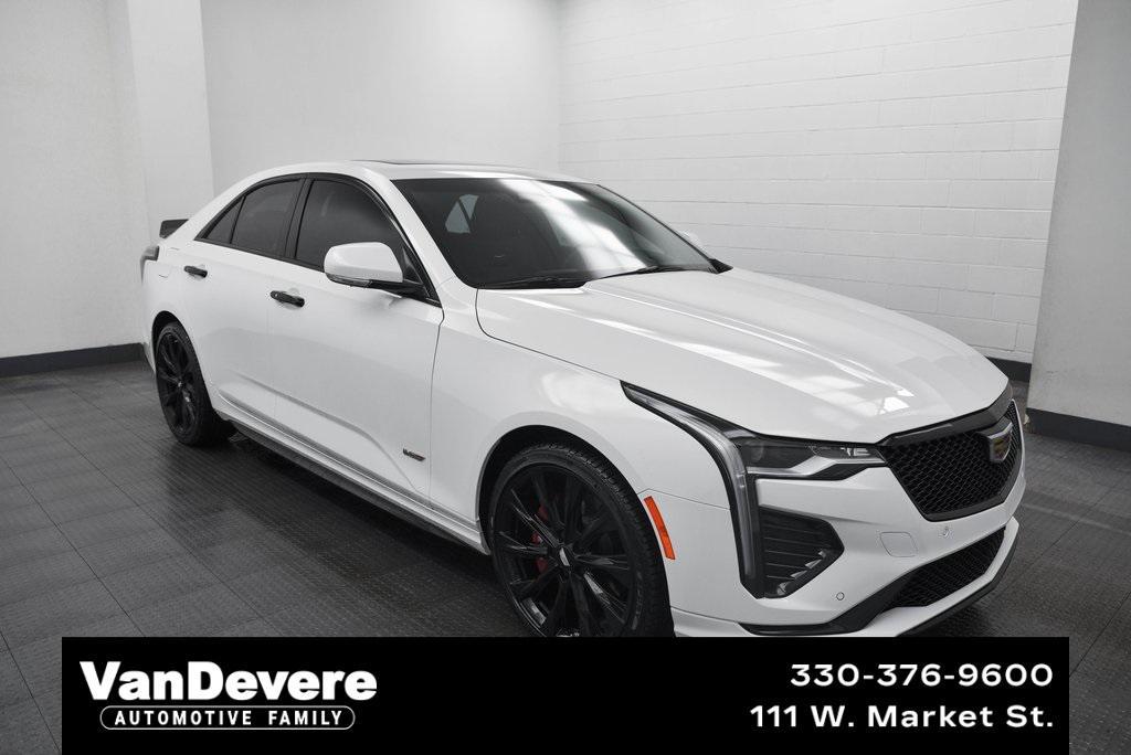 used 2023 Cadillac CT4-V car, priced at $40,490