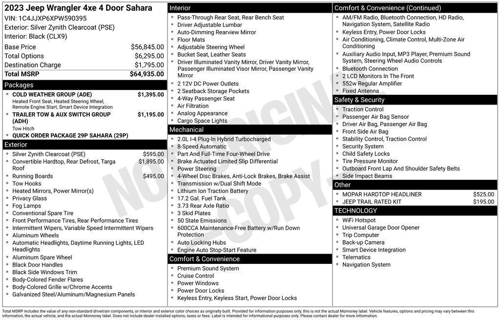 used 2023 Jeep Wrangler 4xe car, priced at $31,000