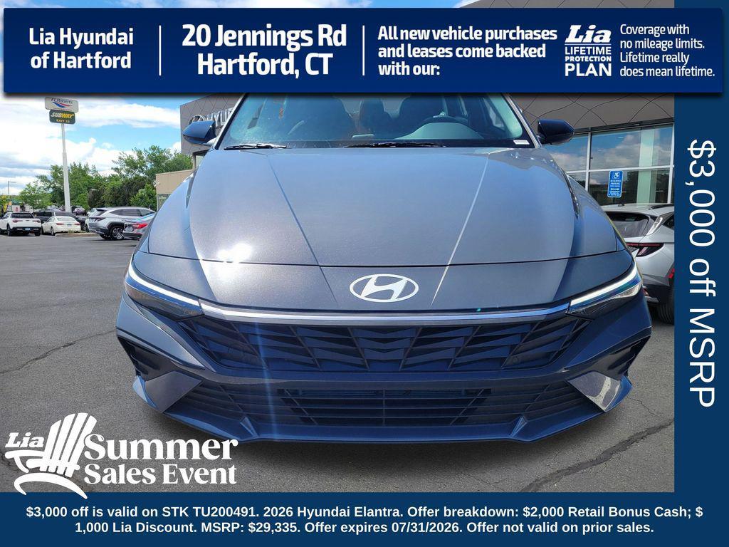 new 2026 Hyundai ELANTRA HEV car, priced at $28,154