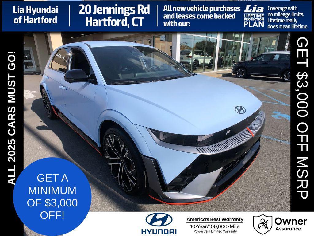 new 2025 Hyundai IONIQ 5 N car, priced at $62,360