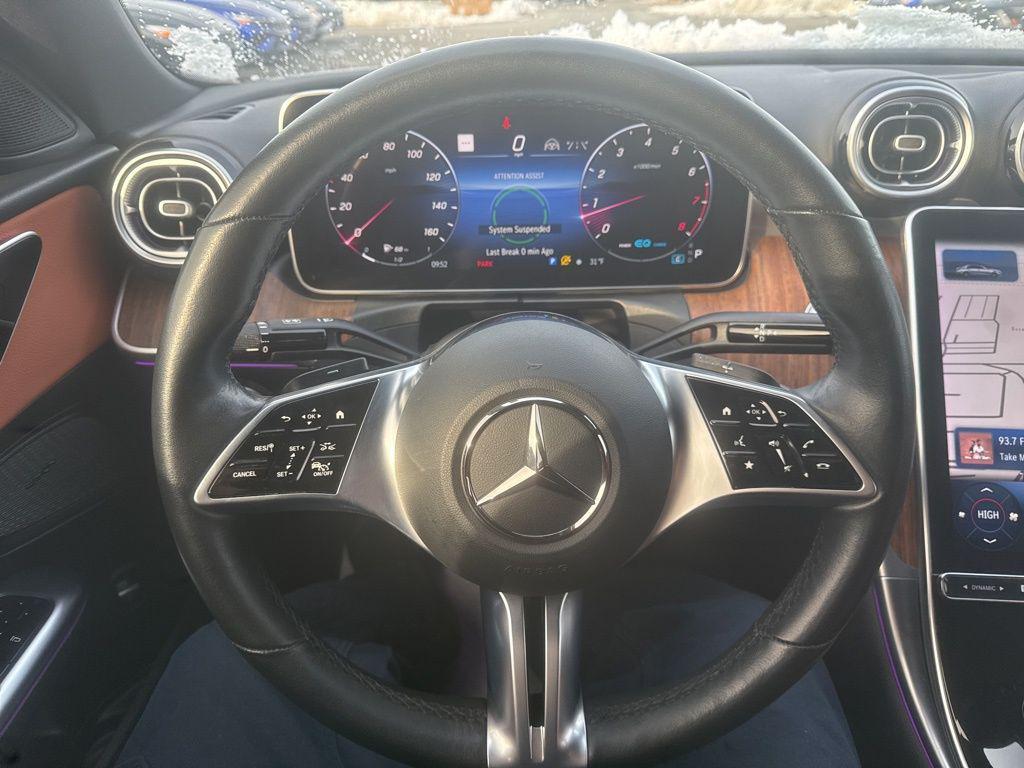 used 2022 Mercedes-Benz C-Class car, priced at $32,995