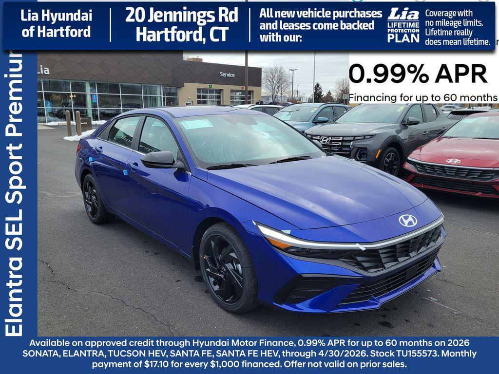 new 2026 Hyundai Elantra car, priced at $23,660