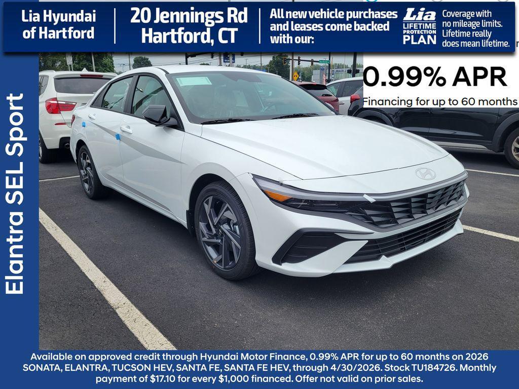 new 2026 Hyundai Elantra car, priced at $22,220